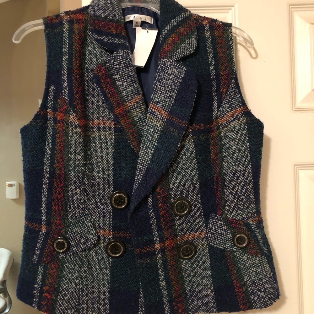 Cabi Plaid Vest